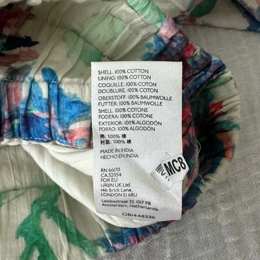 Anthropologie floral v-neck top - Picture 5 of 5